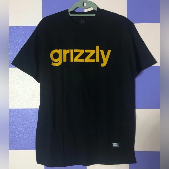 NWOT Grizzly Grindr Black Tee - Size M - Picture 1 of 3